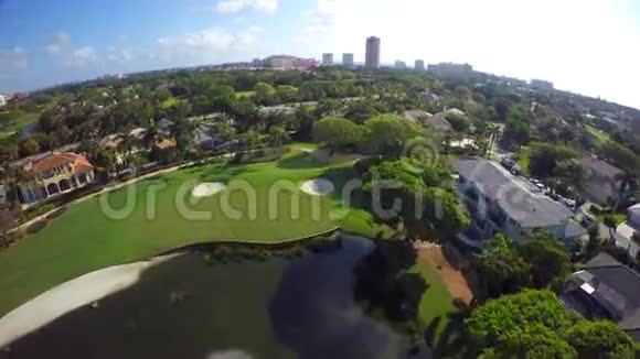佛罗里达博卡拉顿4kUHD10航空录像视频的预览图