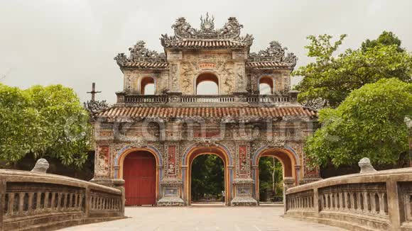 越南回族皇朝故宫视频的预览图