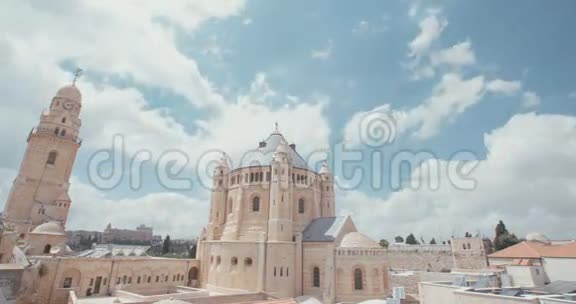 耶路撒冷老城的宿舍修道院视频的预览图