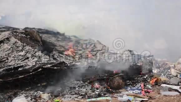 焚烧垃圾场污染视频的预览图