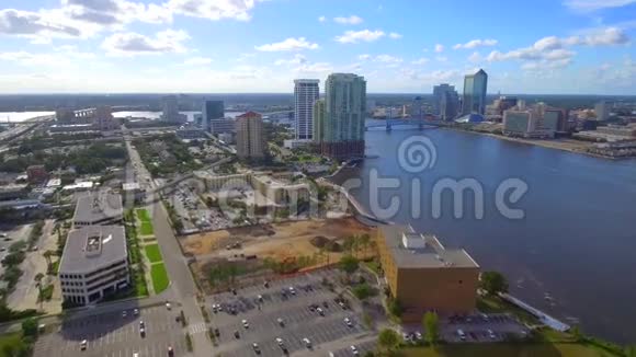 空中视频杰克逊维尔市中心FL视频的预览图