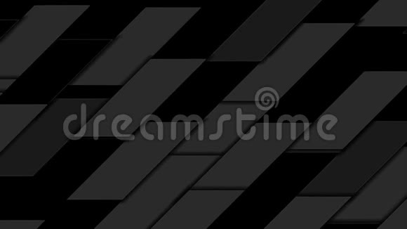抽象黑色几何瓷砖视频动画视频的预览图