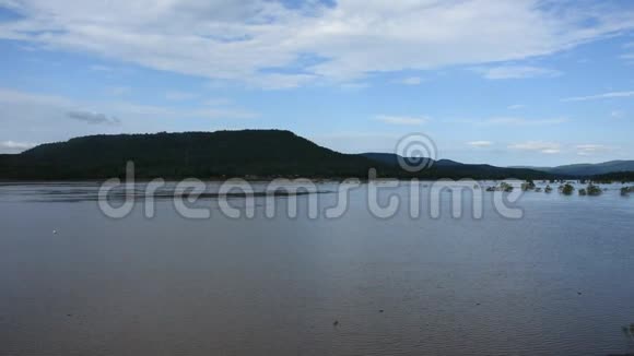 景观芒河口芒河和湄公河连接的点视频的预览图