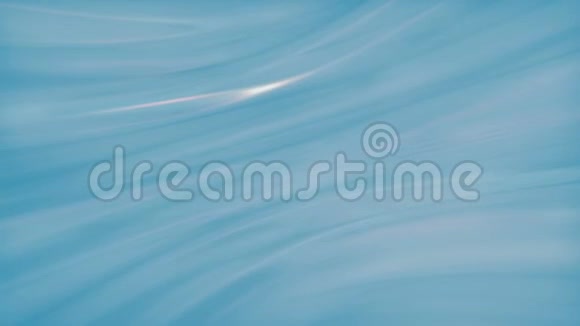 流动液态金属表面蓝色背景动画无缝环的动画视频的预览图