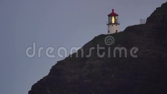 马卡布灯塔太平洋夏威夷岛瓦胡岛视频的预览图