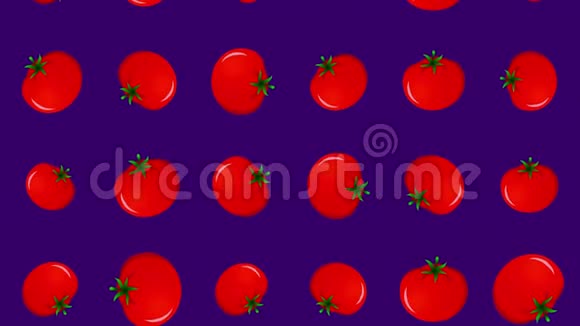 背景是落下的西红柿视频的预览图