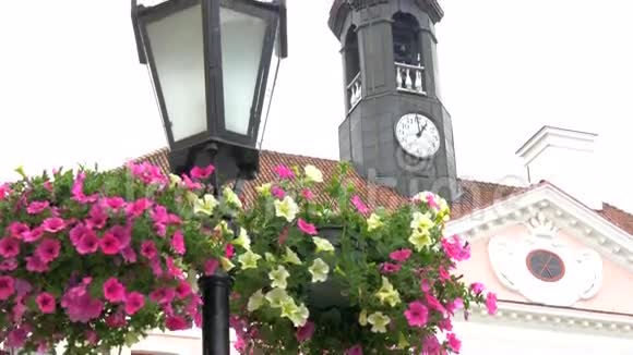 爱沙尼亚塔尔图老市政厅的大钟GH44K视频的预览图