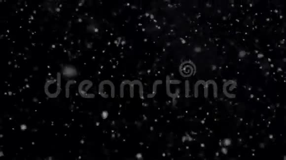 飘落的雪花Matte循环视频的预览图