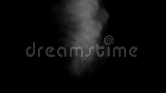 雾或烟蒸汽隔离透明特效视频的预览图
