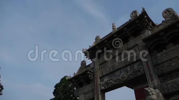 中国石拱古檐视频的预览图