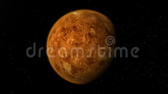 来自深空的现实行星金星可循环背景视频的预览图