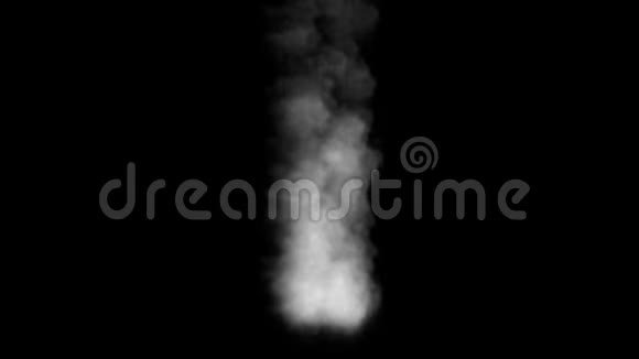 雾或烟蒸汽隔离透明特效视频的预览图
