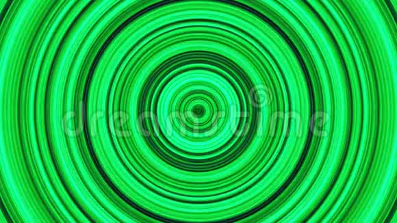 绿色抽象背景螺旋光和粒子下旋螺旋视频的预览图