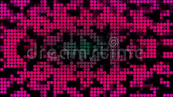 抽象镶嵌的紫色圆点视频的预览图