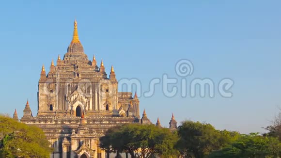 希洛明洛神庙巴根缅甸缅甸视频的预览图
