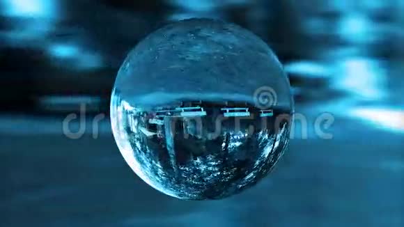 玻璃球或露水环境保护循环库存镜头视频的预览图