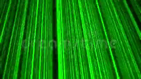 3D绿色抽象立方体动画VJ循环运动背景视频的预览图