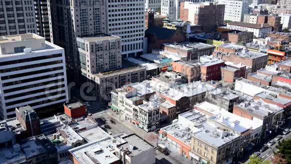 旧金山唐人街的交通时间视频的预览图