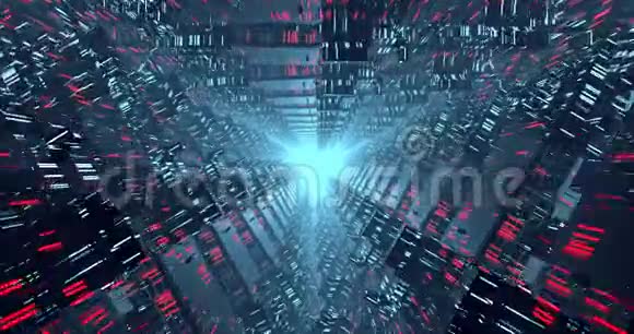 科幻隧道VJ回路视频的预览图