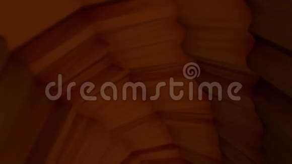 抽象的绸带动画隧道封闭空间褶皱织物纹理部分皱褶织物表面视频的预览图