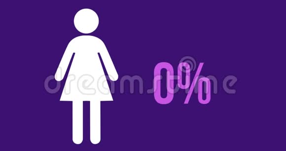 女性的形状数字和数字加上颜色视频的预览图