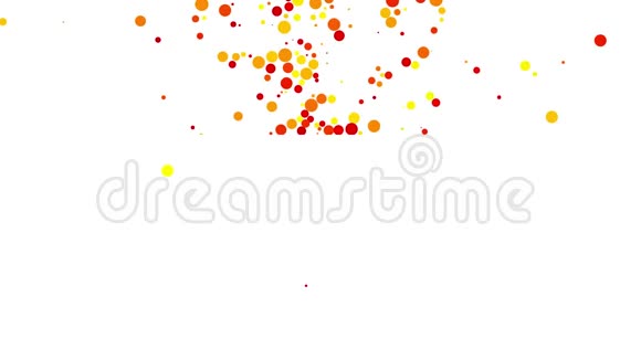 摘要背景动画的标志动画彩色球填充空间留下标识的空间视频的预览图
