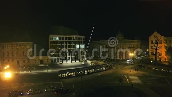 萨格勒布音乐学院空中射击视频的预览图