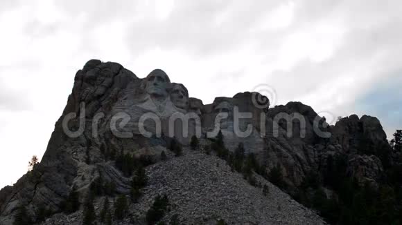 南达科他州的拉什莫尔山视频的预览图
