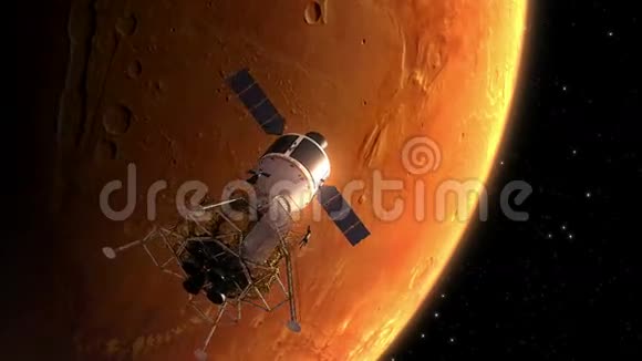 围绕火星运行的星际空间站视频的预览图