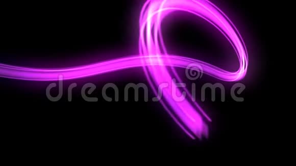 运动阵列霓虹灯紫色能量光泄漏矢量动画背景循环高清视频的预览图
