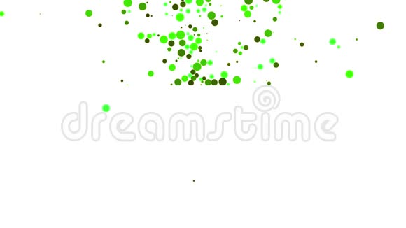 摘要背景动画的标志动画彩色球填充空间留下标识的空间视频的预览图