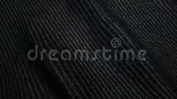 深色高品质牛仔裤纹理可移动波浪无缝环视频的预览图