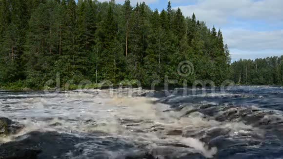 门槛肯雅克斯基俄罗斯卡累利亚舒亚河视频的预览图