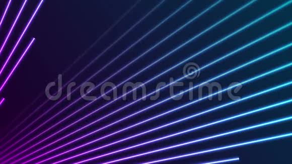 明亮的氖激光射线线技术视频动画视频的预览图