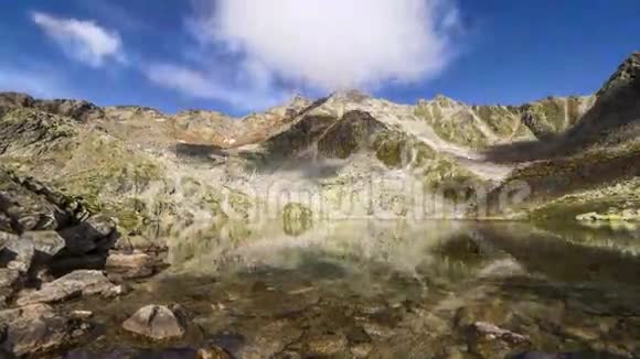 奥地利Atztal山脉的盖斯拉克湖视频的预览图
