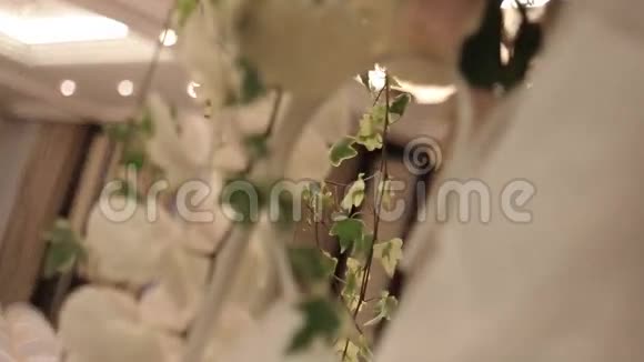 婚礼大厅装饰的元素视频的预览图