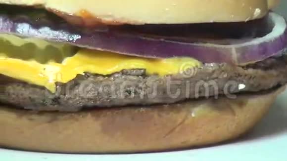汉堡汉堡快餐视频的预览图