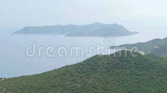 土耳其卡斯岛土耳其大陆和希腊梅斯岛视频的预览图