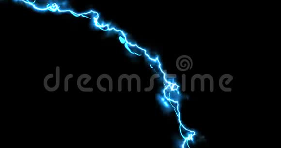 摘要多条水平垂直和斜蓝色激光线在风暴能量效应下光的跃迁运动视频的预览图