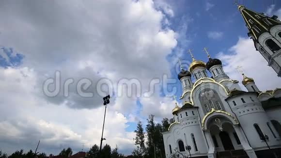 俄罗斯莫斯科地区圣亚历山大内夫斯基教堂视频的预览图