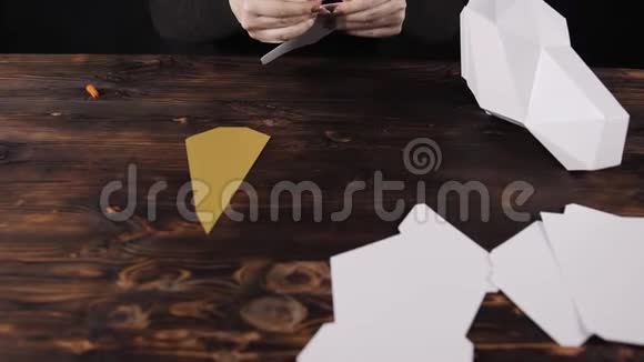 剪纸绘图仪纸独角兽视频的预览图