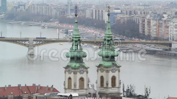布达佩斯玛格丽特桥和圣安娜教堂视频的预览图