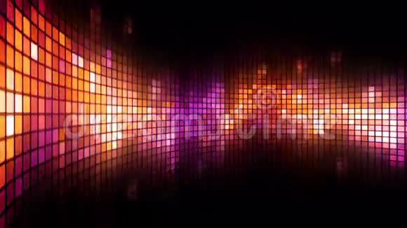 洋红色LED舞蹈灯视频的预览图