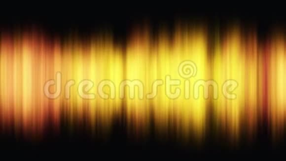 黄色音频均衡器音乐节奏音量在黑色背景上美观的数字网络设计视频的预览图