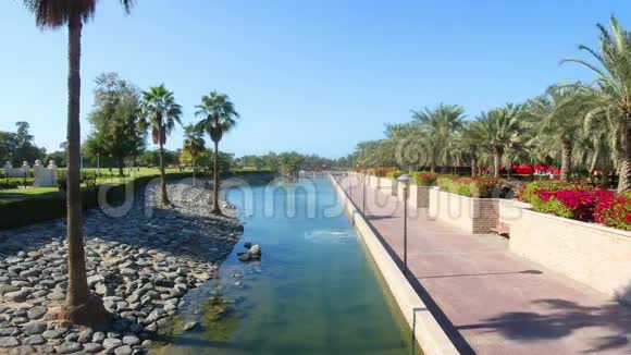 迪拜河公园视频的预览图