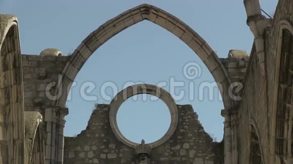 葡萄牙里斯本的卡莫修道院视频的预览图