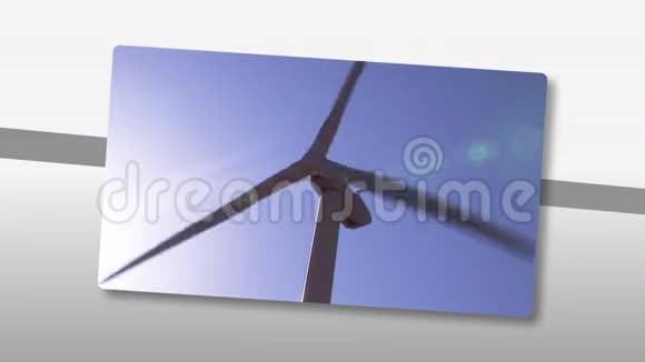 介绍风力发电概念的动画视频的预览图