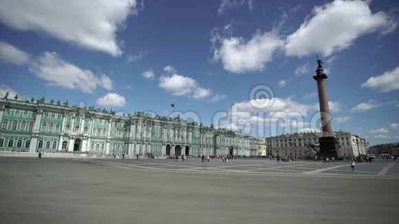 圣彼得堡的宫殿广场视频的预览图