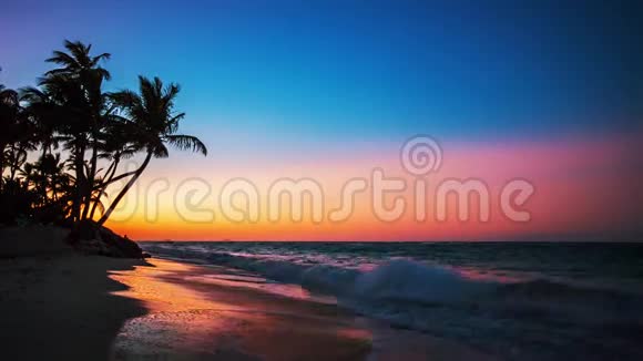 多米尼加共和国的异国海滩视频的预览图