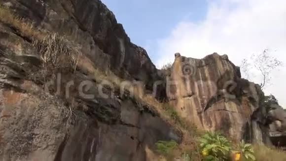 岩石巨石地质沉积物自然视频的预览图